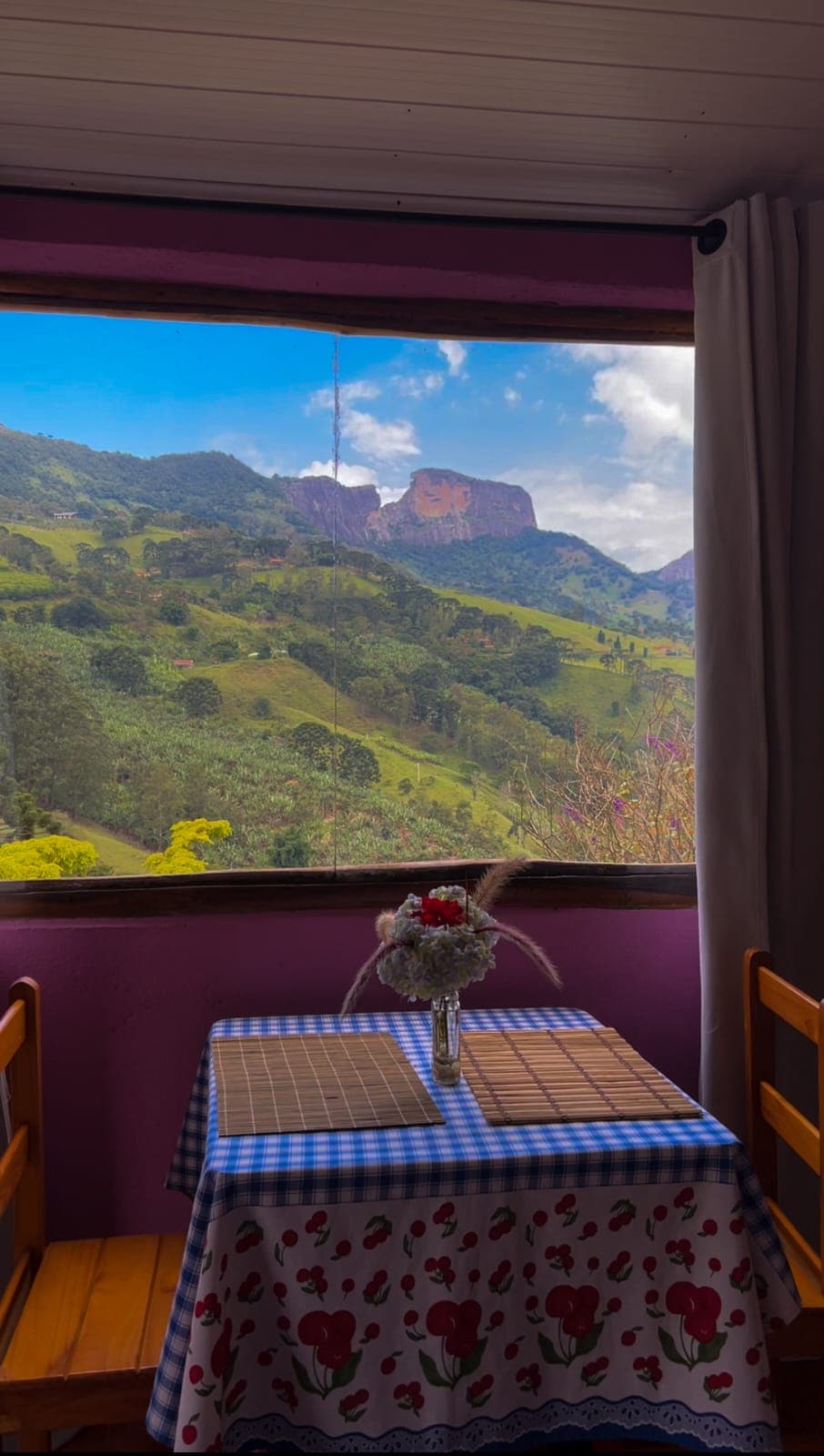 Quarto e cozinha