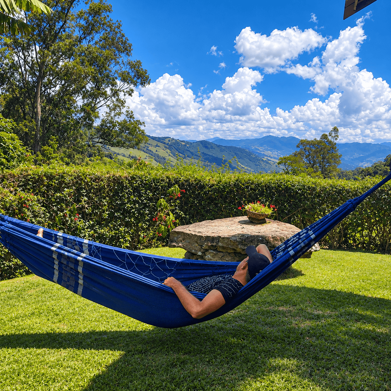 Quarto com vista para a serra